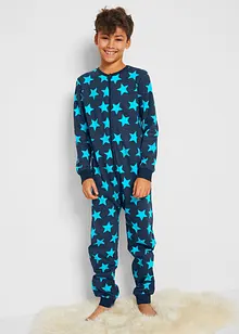 Kinderen pyjama onesie van biologisch katoen, bonprix