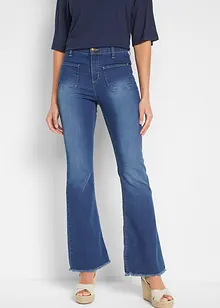 Stretch jeans high waist, flared, John Baner JEANSWEAR