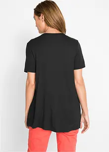 2-in-1 shirt met V-hals, korte mouw, bonprix