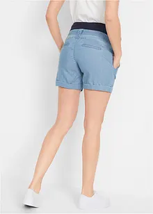 Linnen zwangerschapsshort in denim look, bpc bonprix collection