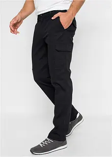 Regular fit stretch cargo thermobroek, straight, bpc bonprix collection