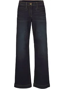 Flared Marlene Dietrich jeans, mid waist, bonprix