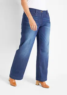 Flared Marlene Dietrich jeans, mid waist, bonprix