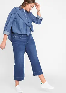 Ultra soft 7/8 jeans, culotte, bonprix