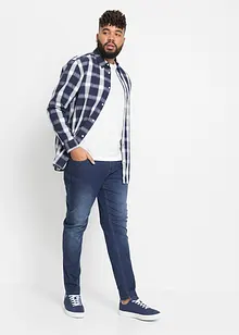 Slim fit power stretch jeans, tapered (set van 2), bonprix