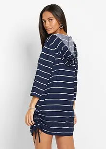 Lang strandshirt met capuchon van viscose, bonprix
