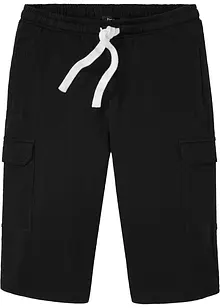Sweat bermuda met cargozakken van puur katoen, bonprix