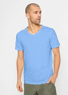 T-shirt met V-hals (set van 5), bonprix