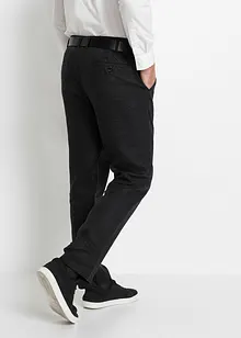 Regular fit linnen chino met comfortband, straight, bonprix