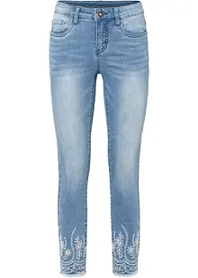 Skinny jeans met mid waist, bonprix