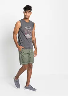 Muscle shirt in washed out look, bonprix