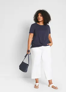 Katoenen papertouch culotte met comfortband, bonprix