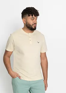 Henley shirt van biologisch katoen (set van 3), bonprix