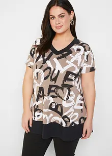 Longshirt met korte mouwen, bonprix