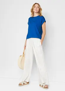Longshirt van biologisch katoen (set van 2), bonprix
