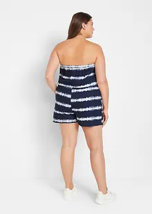 Strapless playsuit van biologisch katoen, bonprix