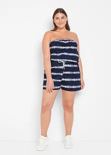 Strapless playsuit van biologisch katoen, bonprix