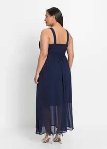 Maxi jurk met stras en gerecycled polyester, BODYFLIRT