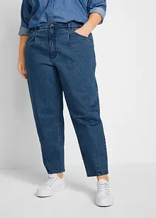 Stretch barrel jeans, cropped, bonprix