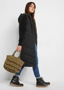 Reversibel bodywarmer van gerecycled polyester met capuchon, bonprix