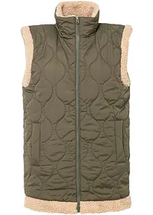 Reversibel bodywarmer met imitatiebont, bonprix