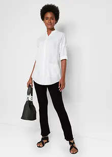 Wijd uitlopende legging van katoenmix (set van 2), bonprix