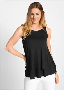 Dubbellaagse top van viscose, bonprix