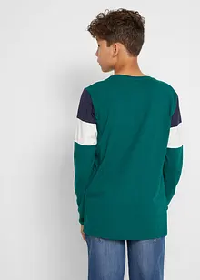 Jongens longsleeve (set van 2) van biologisch katoen, bonprix