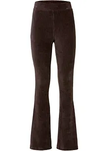 Wijd uitlopende legging van corduroy, bonprix