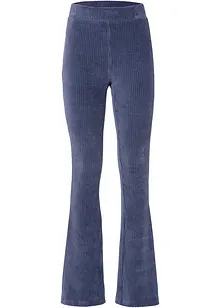 Wijd uitlopende legging van corduroy, bonprix