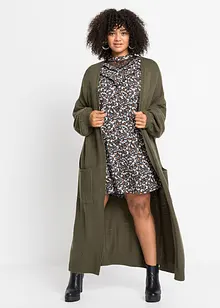 Oversized vest in midilengte, bonprix