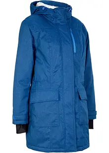 Outdoor parka met teddy fleece en capuchon, waterdicht, bonprix