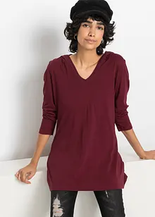 Longshirt met capuchon, bonprix