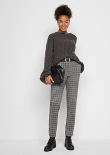 Instapbroek met comfortband, geruit, bonprix