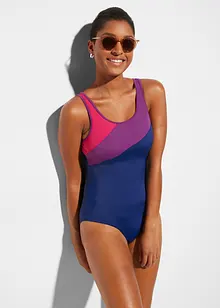 Sportbadpak met inzetstukken in contrasterende kleuren, bonprix