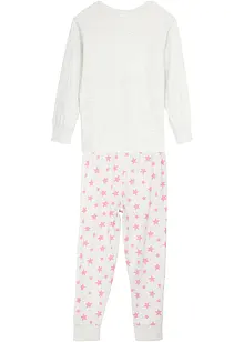 Meisjes pyjama met biologisch katoen (2-dlg. set), bonprix