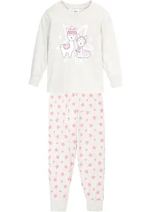 Meisjes pyjama met biologisch katoen (2-dlg. set), bonprix