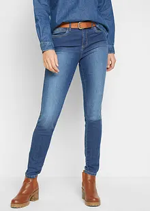 Skinny mid waist stretch jeans, bonprix