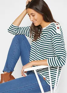 Oversized longsleeve met knopen, bonprix