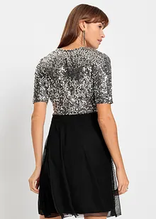 Minijurk met pailletten, bonprix