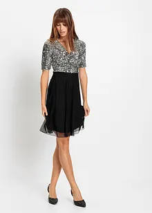 Minijurk met pailletten, bonprix