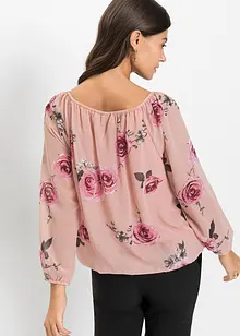 Blouse met tunnelkoordje, bonprix