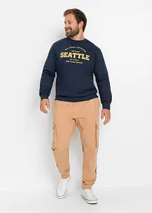 Sweater van biologisch katoen (set van 2), bonprix