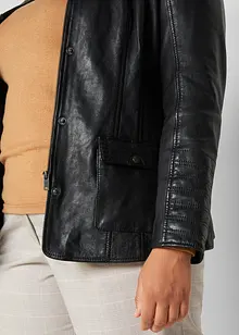 Leren jas van lamsnappa, bonprix