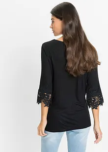 Shirt met kant, bonprix