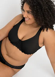 T-shirt-bh met gewatteerde bandjes, bonprix