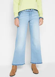 Wide leg jeans mid waist, cropped, John Baner JEANSWEAR