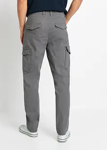 Slim fit stretch cargo broek, straight, bonprix