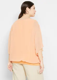 Chiffon tuniek met top, bonprix