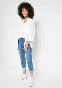 Mid waist 3/4 jeans, straight, bonprix